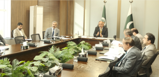 27-02-2024, Islamabad: Chairman NDMA Lt Gen Inam Haider Malik attended zoom-link meeting of ADPC Board of Trustees at NDMA HQs